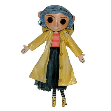 7 Inch Coraline Bendy Fashion Doll in Raincoat and Boots Caroline Figure